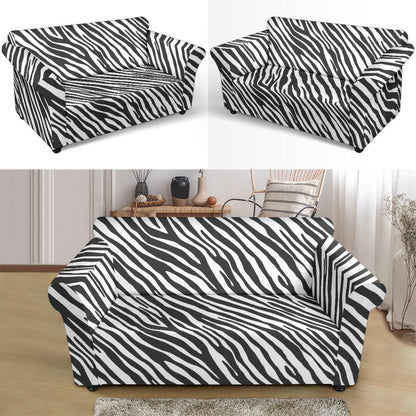 Zebra Classic Print Design LKS302 Loveseat Couch Slipcover