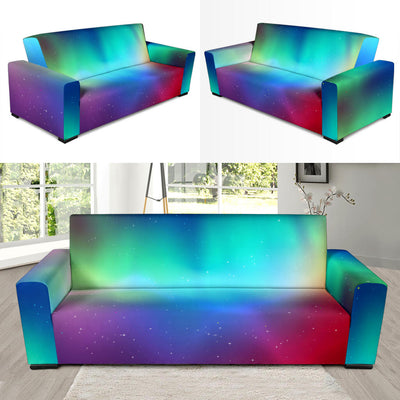 Aurora Borealis Pattern Print Design 02 Sofa Slipcover