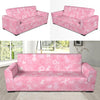 Breast cancer Pattern Print Design 01 Sofa Slipcover