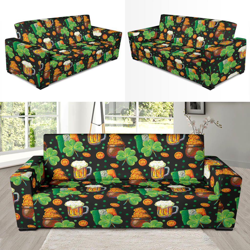 St Patricks Day Print Design LKS303 Sofa Slipcover