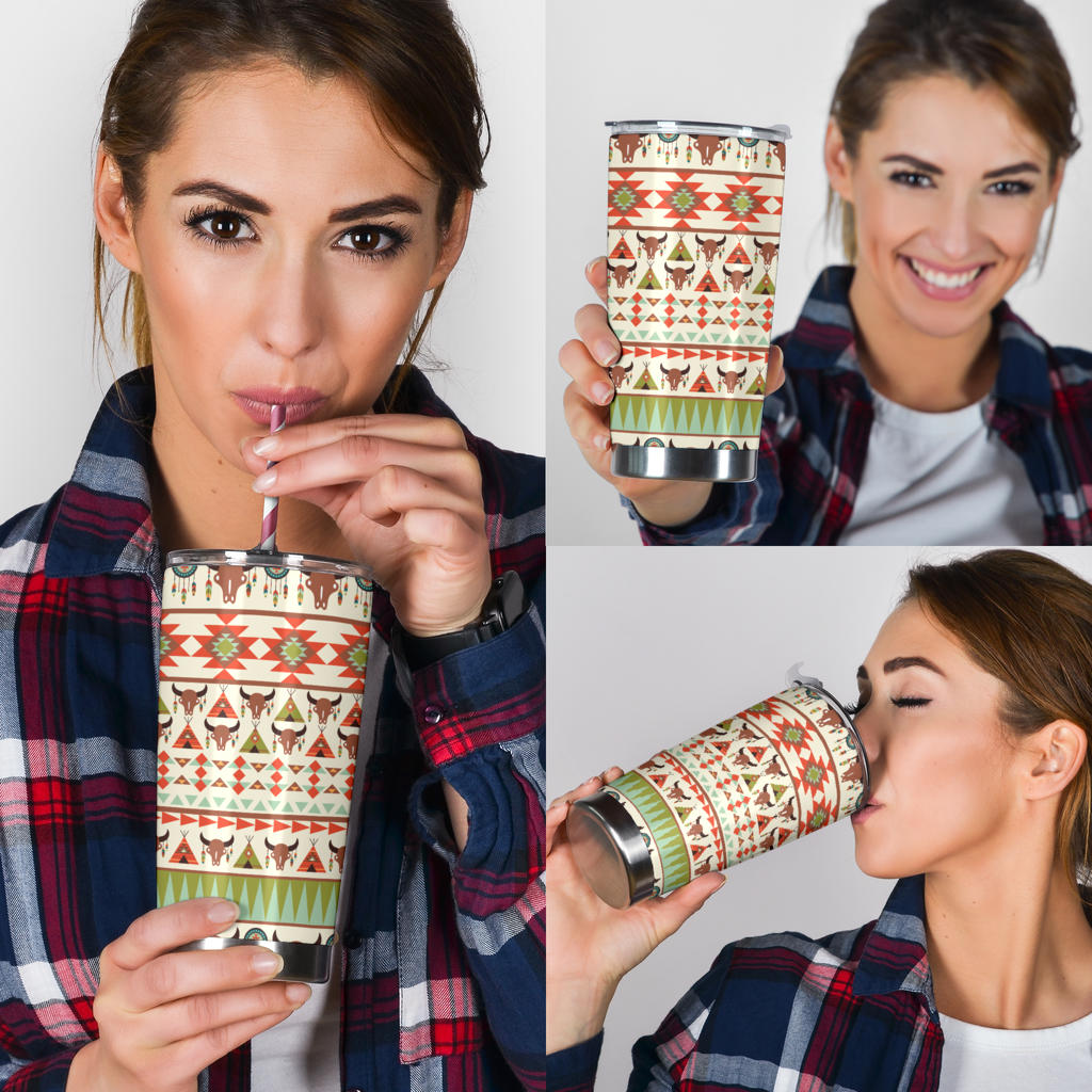 American indian Ethnic Pattern Tumbler