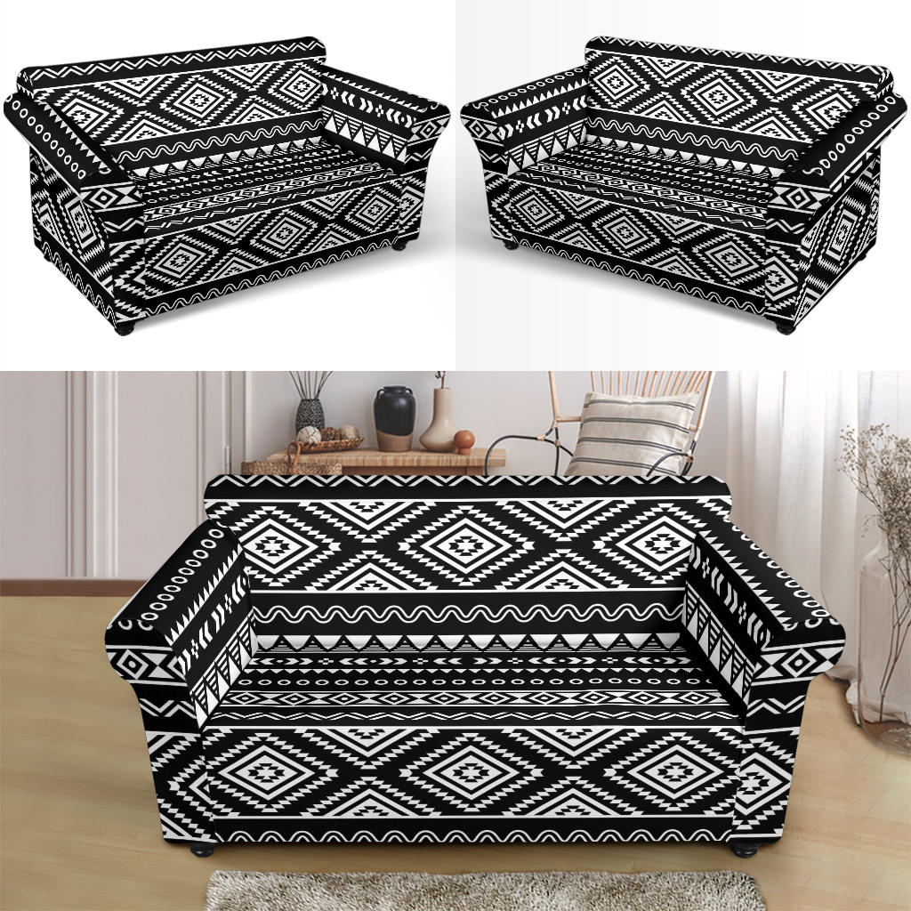 Tribal Pattern Print Design LKS301 Loveseat Couch Slipcover