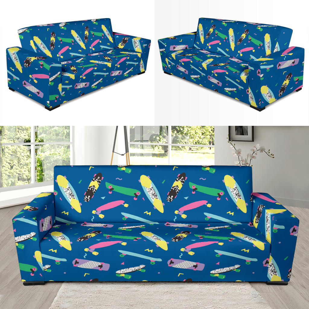 Skateboard Print Design LKS302 Sofa Slipcover