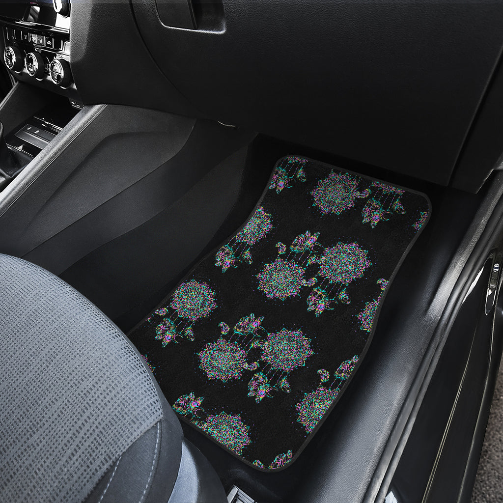 Dream Catcher Colorful Hand Draw Car Floor Mats Front Back