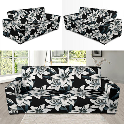 Lily Pattern Print Design 03 Sofa Slipcover