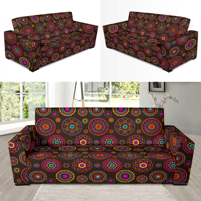 Bohemian Pattern Print Design 01 Sofa Slipcover