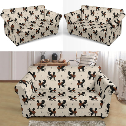Ancient Greek Print Design LKS3010 Loveseat Couch Slipcover