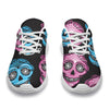 Day of the Dead Skull Print Pattern Athletic Shoes