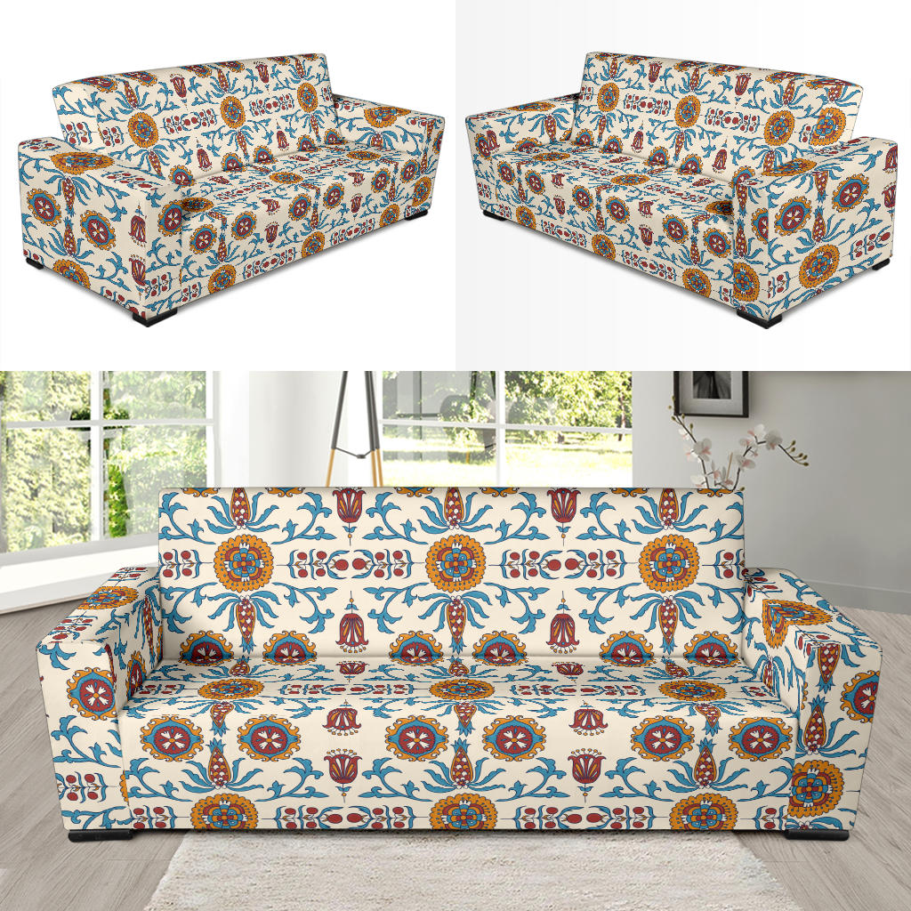 Suzani Print Design LKS301 Sofa Slipcover