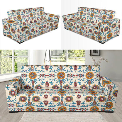 Suzani Print Design LKS301 Sofa Slipcover