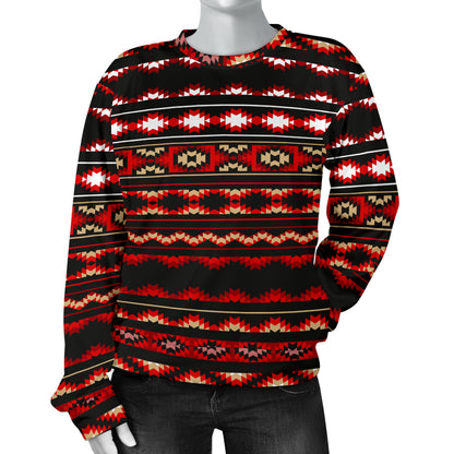 Southwestern Themed Women Long Sleeve Sweatshirt