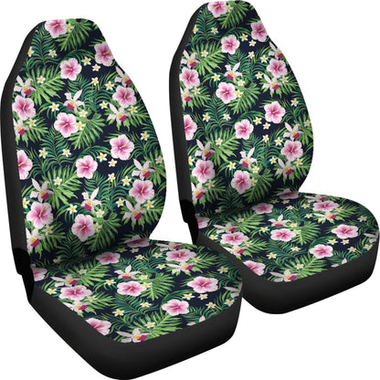 Hibiscus Tropical Print Design LKS309 Car Seat Covers