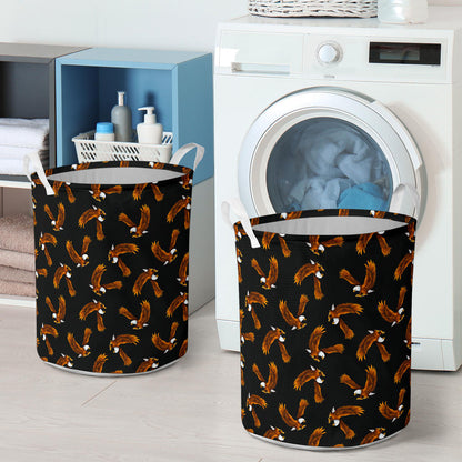 Eagles Print Pattern Laundry Basket