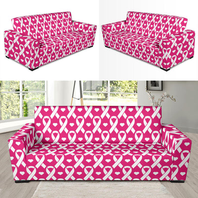 Breast cancer Pattern Print Design 05 Sofa Slipcover