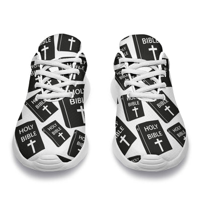 Christian Holy Bible Book Pattern Athletic Shoes