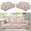 Bass Guitar Pattern Print Design 02 Sofa Slipcover