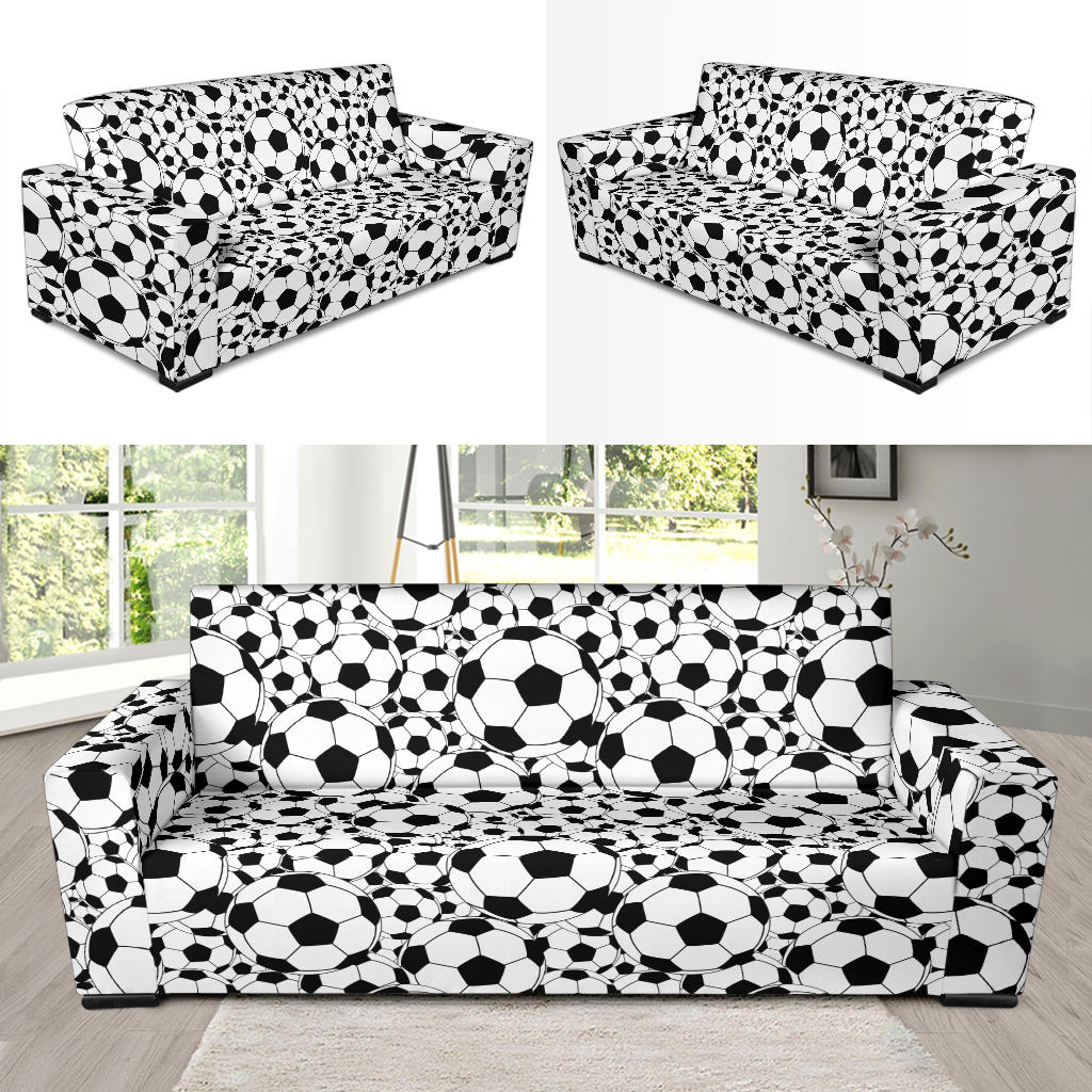 Soccer Ball Print Design LKS301 Sofa Slipcover