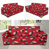 Ferret Pattern Print Design 02 Sofa Slipcover