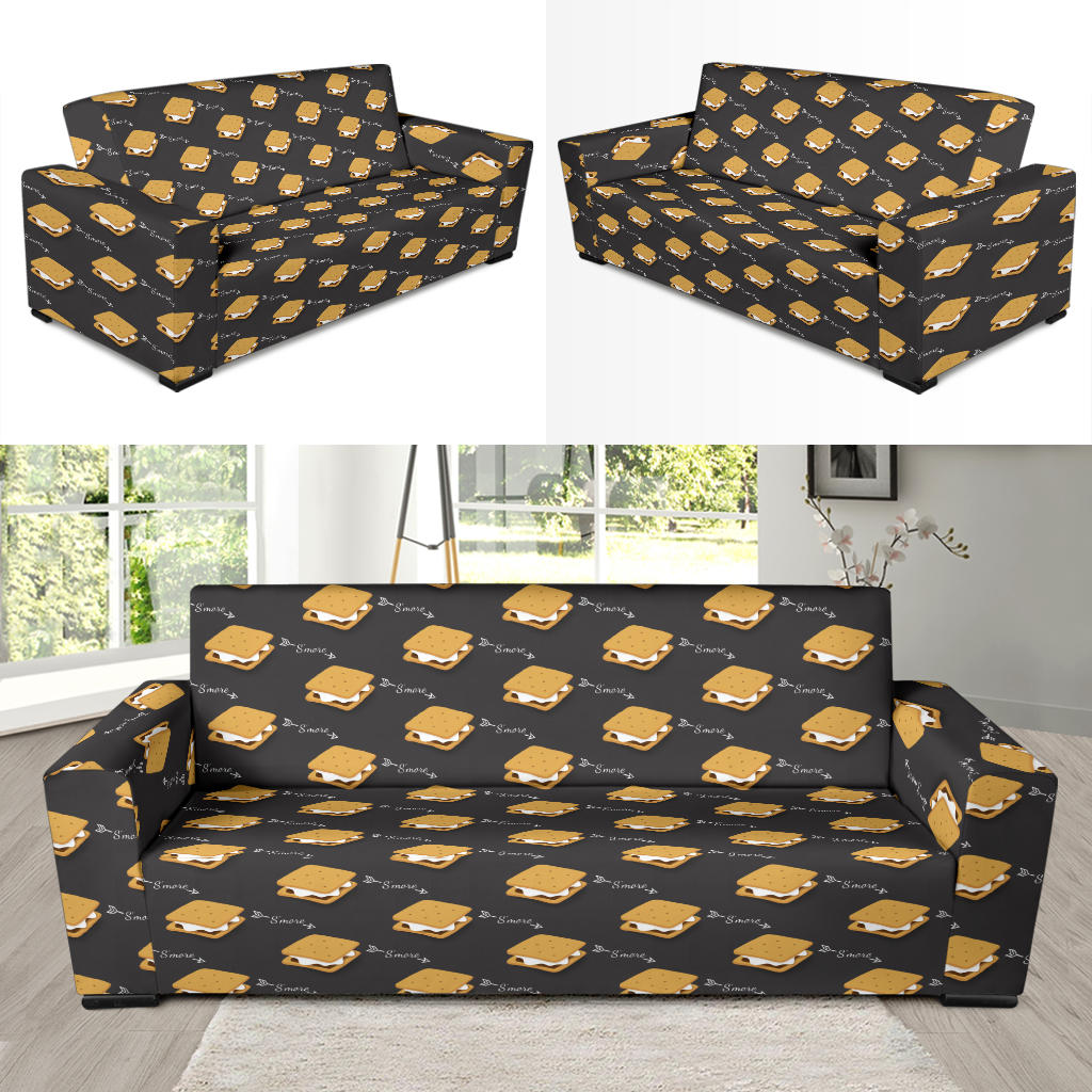 S_Mores Print Design LKS301 Sofa Slipcover