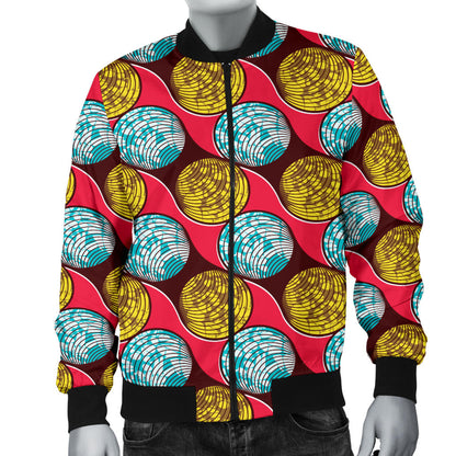 African Fashion Print Pattern Men Bomber Jacket
