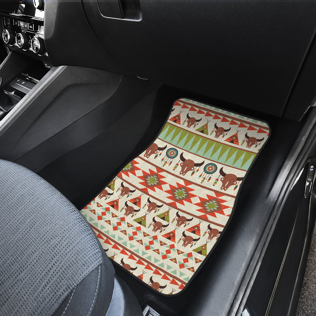American indian Ethnic Pattern Car Floor Mats Front Back