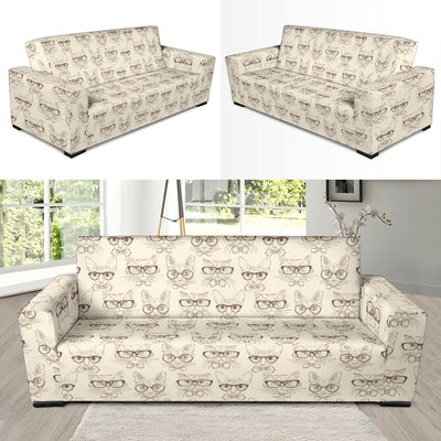 Cat Pattern Print Design 02 Sofa Slipcover