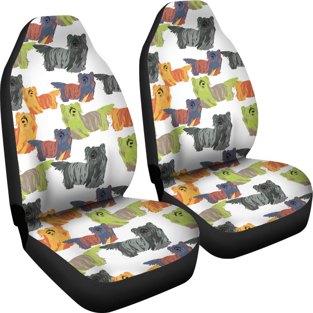 Skye Terriers Print Design LKS301 Car Seat Covers