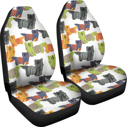 Skye Terriers Print Design LKS301 Car Seat Covers