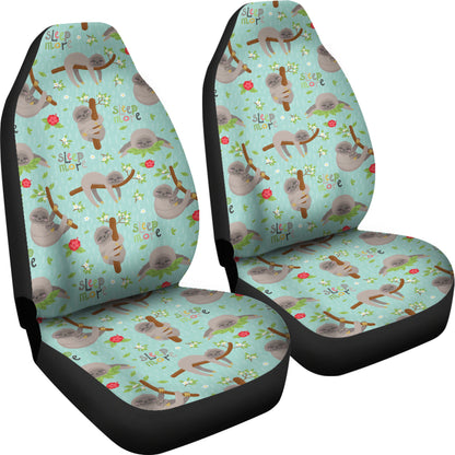 Sloth Print Design LKS305 Car Seat Covers