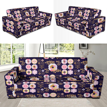 Sakura Japan Style Print Design LKS302 Sofa Slipcover