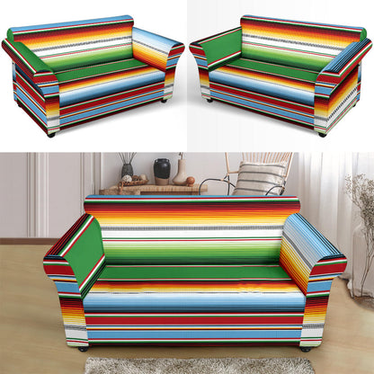 Serape Print Design LKS302 Loveseat Couch Slipcover
