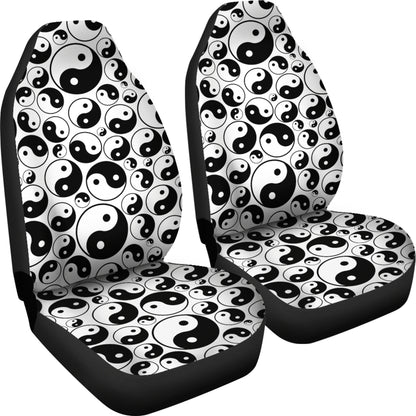 Yin Yang Print Design LKS302 Car Seat Covers