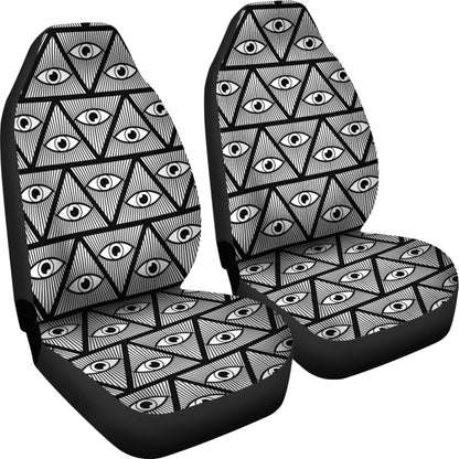 Third Eye Pattern Print Design LKS304 Car Seat Covers