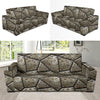 Armor Pattern Print Design 01 Sofa Slipcover