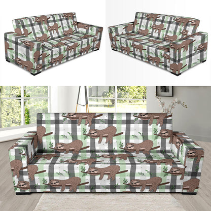 Sloth Print Design LKS301 Sofa Slipcover