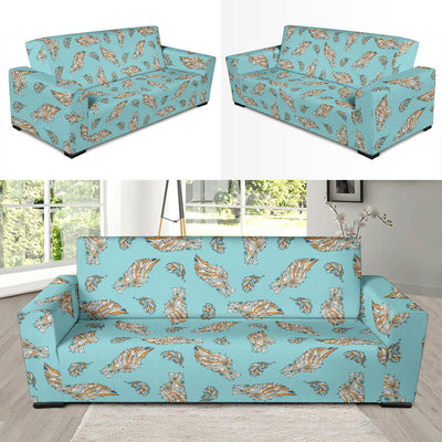 Angel Wings Pattern Print Design 03 Sofa Slipcover