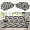 Bat Tribal Pattern Print Design 06 Sofa Slipcover