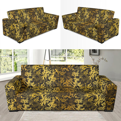 Seaweed Print Design LKS303 Sofa Slipcover