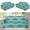 Mountain Pattern Print Design 01 Sofa Slipcover