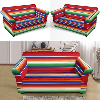 Serape Print Design LKS304 Loveseat Couch Slipcover