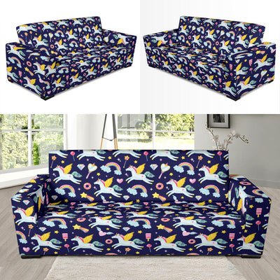 Pegasus Pattern Print Design 05 Sofa Slipcover