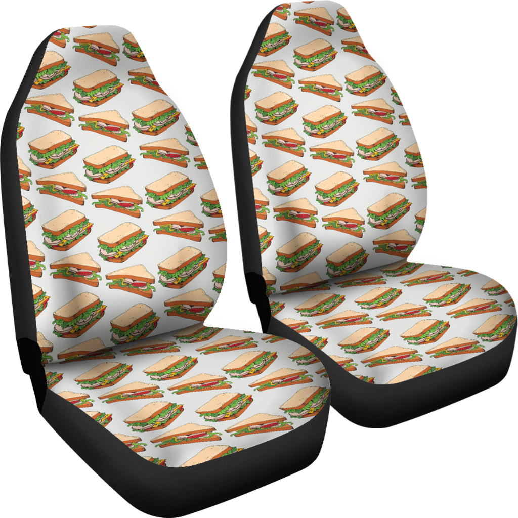 Sandwich Print Design LKS302 Car Seat Covers