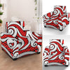 Maori Polynesian Themed Design Print Armchair Slipcover