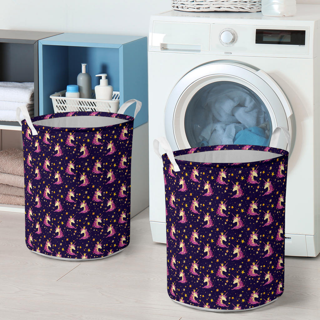 Unicorn Princess Star Sparkle Laundry Basket