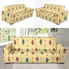 Kayak Pattern Print Design 02 Sofa Slipcover