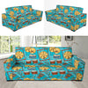 Percussion Pattern Print Design 03 Sofa Slipcover