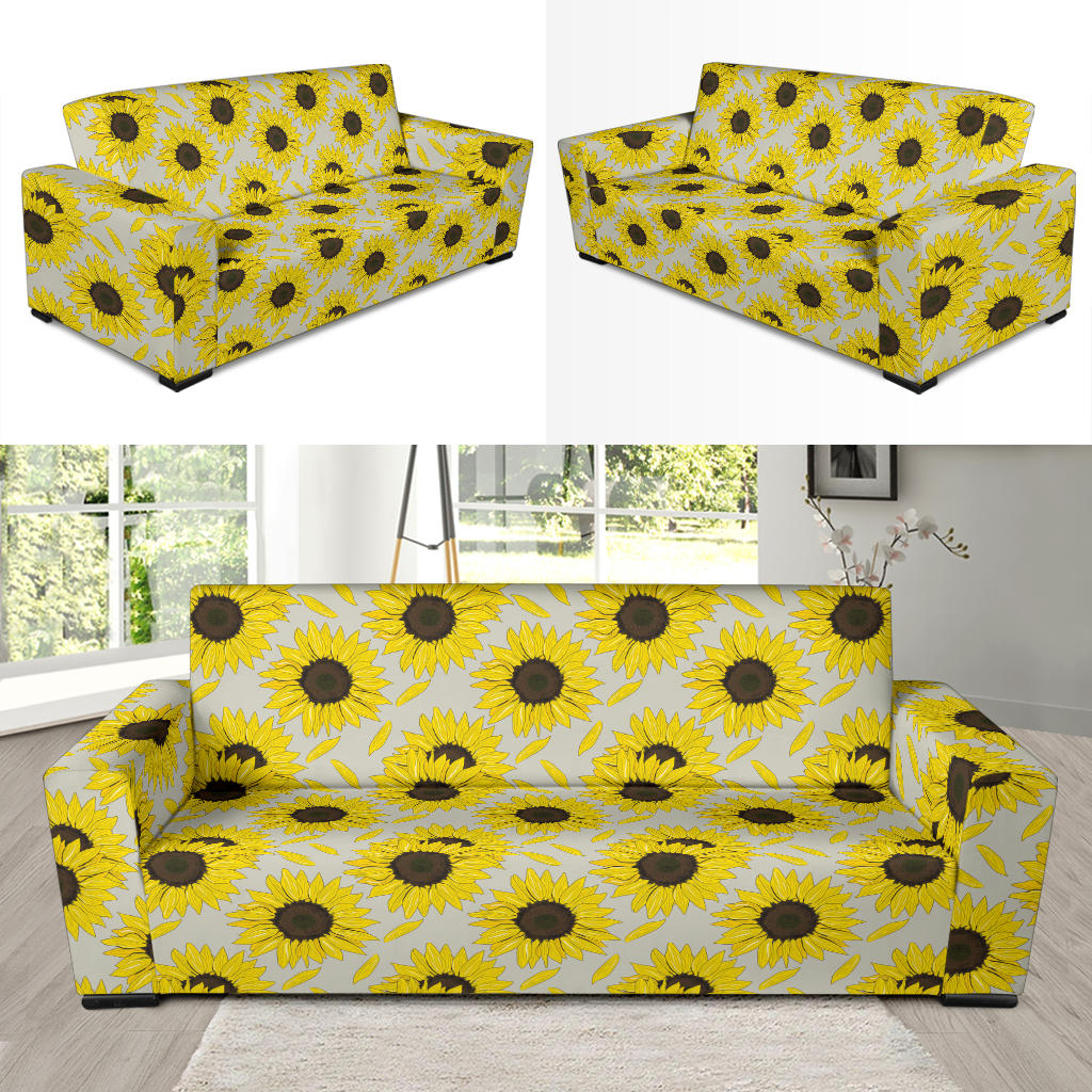 Sunflower Print Design LKS309 Sofa Slipcover