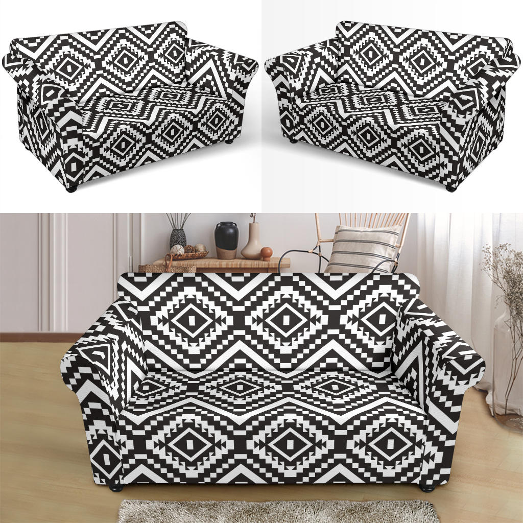 Tribal Pattern Print Design LKS303 Loveseat Couch Slipcover