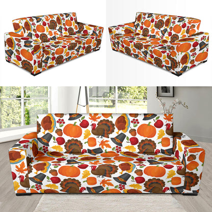 Thanksgiving Print Design LKS304 Sofa Slipcover