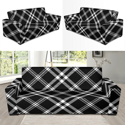 Madras Pattern Print Design 03 Sofa Slipcover